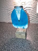 Kunst aus Island Vogel aus Glas auf Lavastein Höhe 17,3 cm Köln - Porz Vorschau
