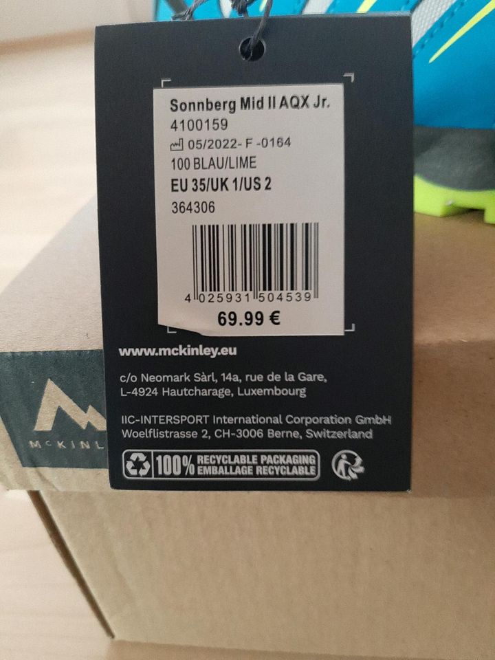 NEU Mckinley Aquamax Wanderschuhe Wanderstiefel Schuhe Jungen in Bayern -  Illertissen | Gebrauchte Kinderschuhe Größe 35 kaufen | eBay Kleinanzeigen  ist jetzt Kleinanzeigen