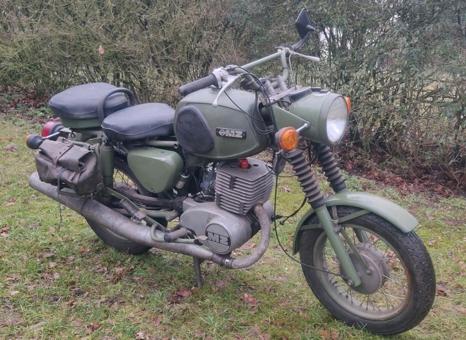 MZ TS 250/1 NVA Sammlerstück original NVA Bestand in Grabow