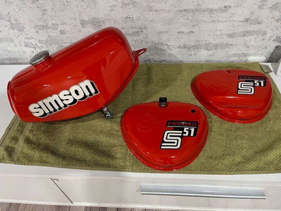 Simson S51 Enduro Wasserabziehbilder Abziehbilder wie DDR in Hof (Saale)