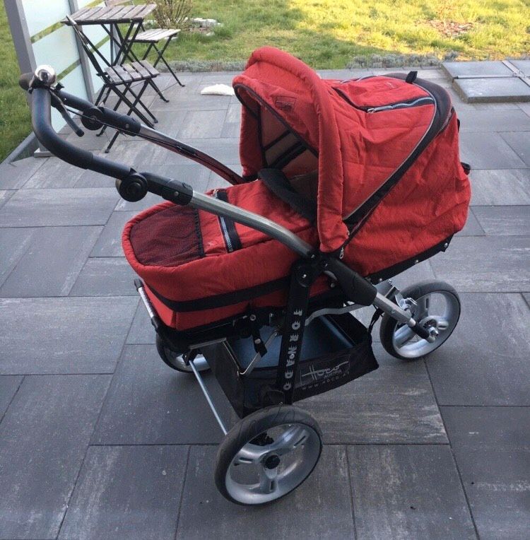 Kombi Kinderwagen Outdoor X-Trem rot in Bad Saarow