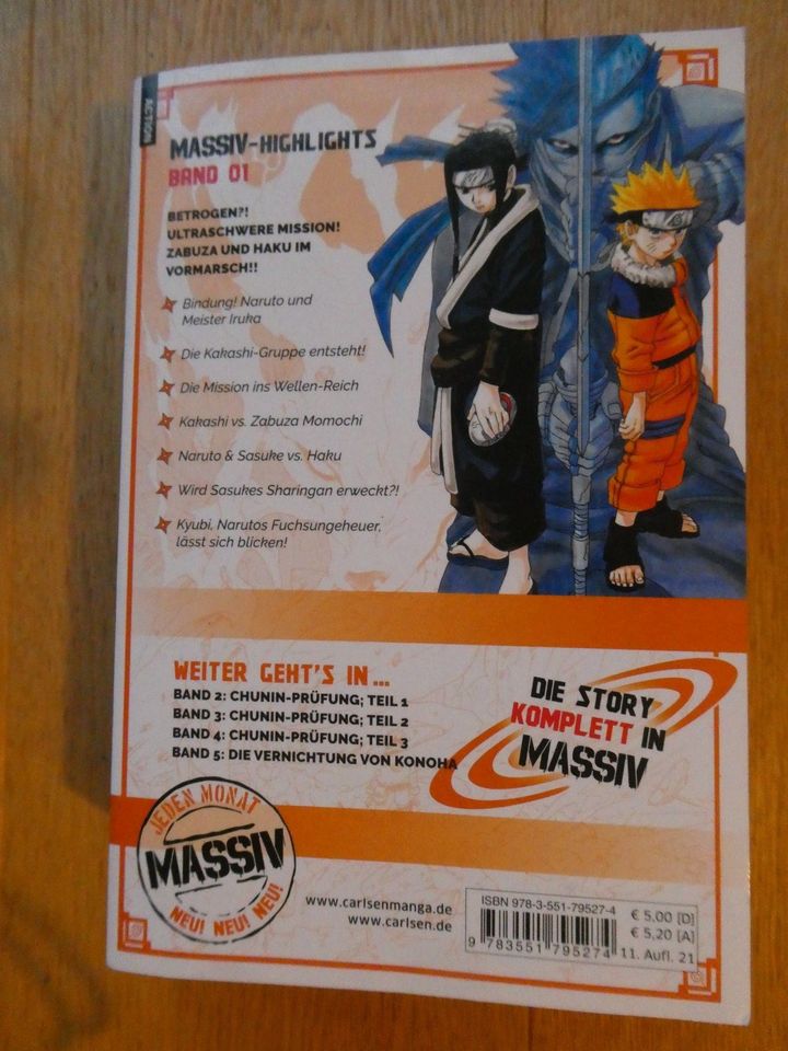 Naruto - Massiv Volume 01 von Masashi Kishimoto in München