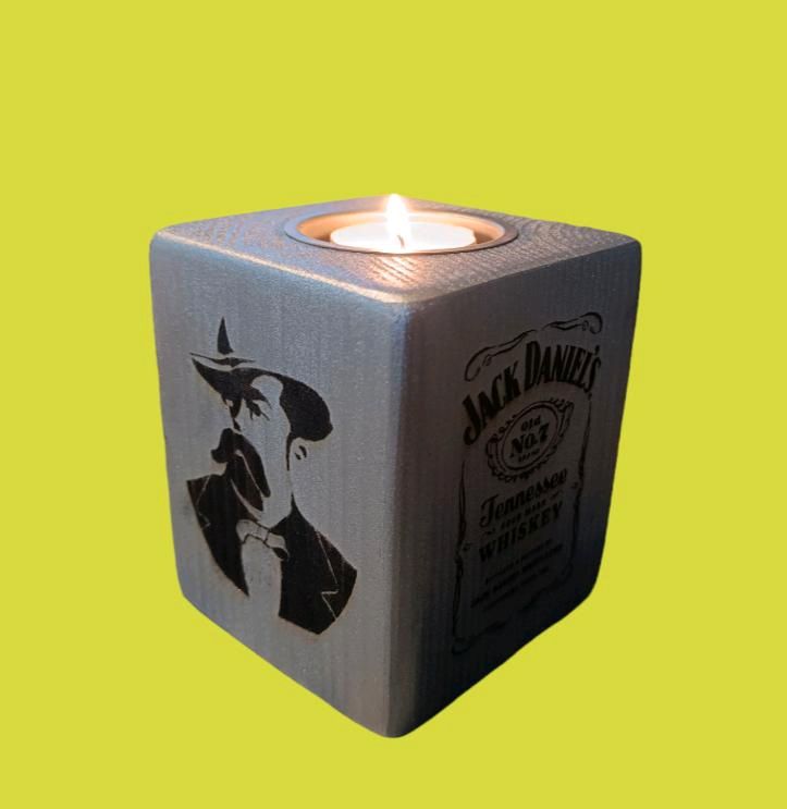 Kerzenhalter Holz massiv Teelichthalter Havana Club Jack Daniels in Norderstedt