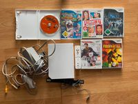 Wii Spielekonsole mit 5 Spielen , Controller, Nunchuk Nordrhein-Westfalen - Lüdenscheid Vorschau