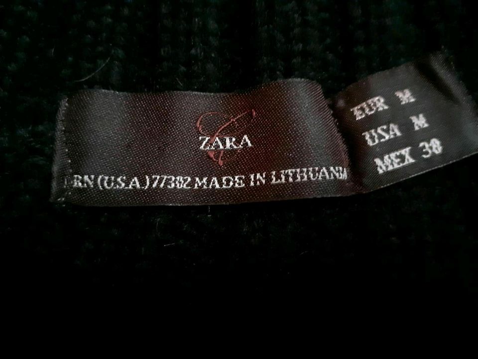 Schwarzer Strickpulli von Zara Gr. S in Konradsreuth