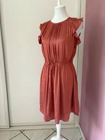 Kleid Rose Rost rot Kupfer Sommer Satin Hochzeit Party 40 Kiel - Mitte Vorschau