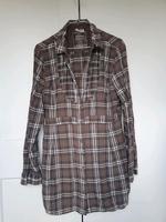 Longbluse Karo Braun Street One Größe 42 Brandenburg - Kremmen Vorschau