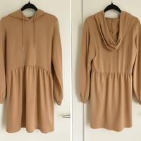 Long-Hoodie/ Pulloverkleid in Camel-Beige Sachsen - Görlitz Vorschau