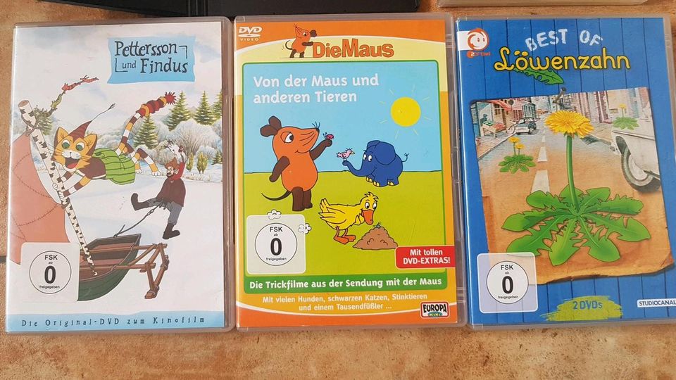Dvds Kinder Konvolut Petterson Findus Mau Pippi Disney in Bonn