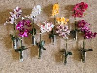 8 neue künstliche Deko Orchideen in Glasvase Thüringen - Zeulenroda Vorschau