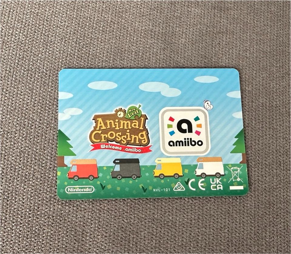 Original Animal Crossing Amiibo Karte 16 Stu/Carlos Womo Edition in Hiltrup