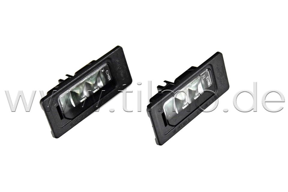 2x ORIGINAL Skoda Kennzeichenleuchte LED Octavia 3 Rapid (NH3) Yeti (5L)  000052110