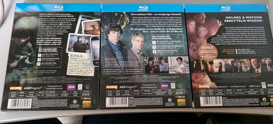 Bluray Sherlock Eine Legende kehrt zurück Staffel 1-3 in Jelmstorf