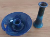Keramik Kerzenhalter & Vase grün/blau ++ neuwertig ++ Handarbeit Baden-Württemberg - Sinzheim Vorschau