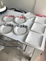 8 Dessertteller Cake Westwing Porzellan weiß Teller H&M Home Quad Hamburg-Nord - Hamburg Winterhude Vorschau