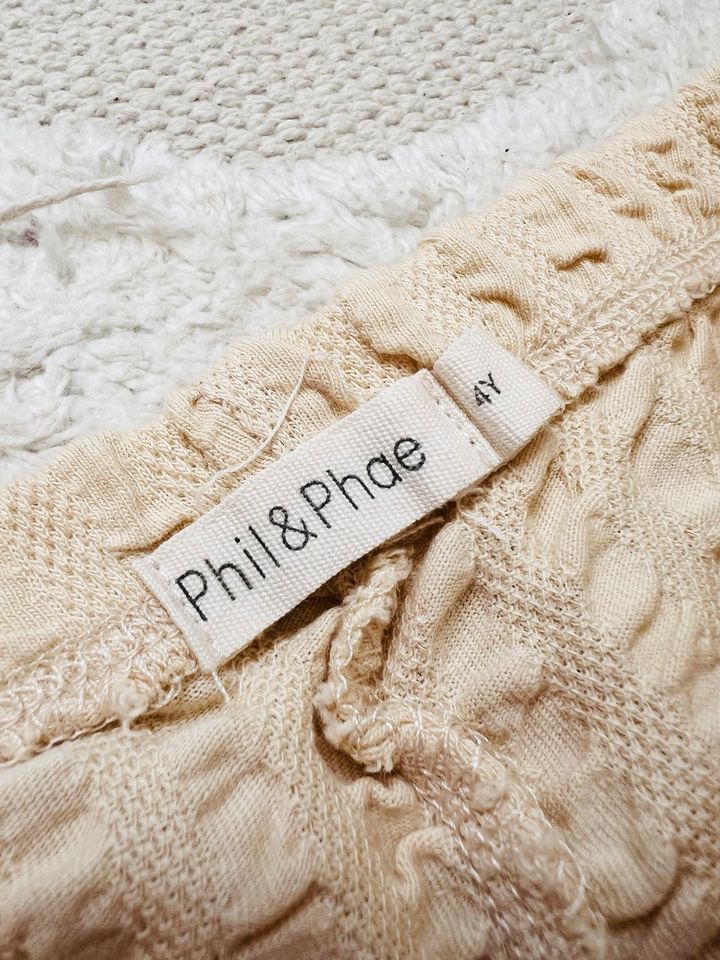 Phil & Phae Shorts Bloomer „Buttercream“ Creme Beige 4Y 104 in Lüneburg