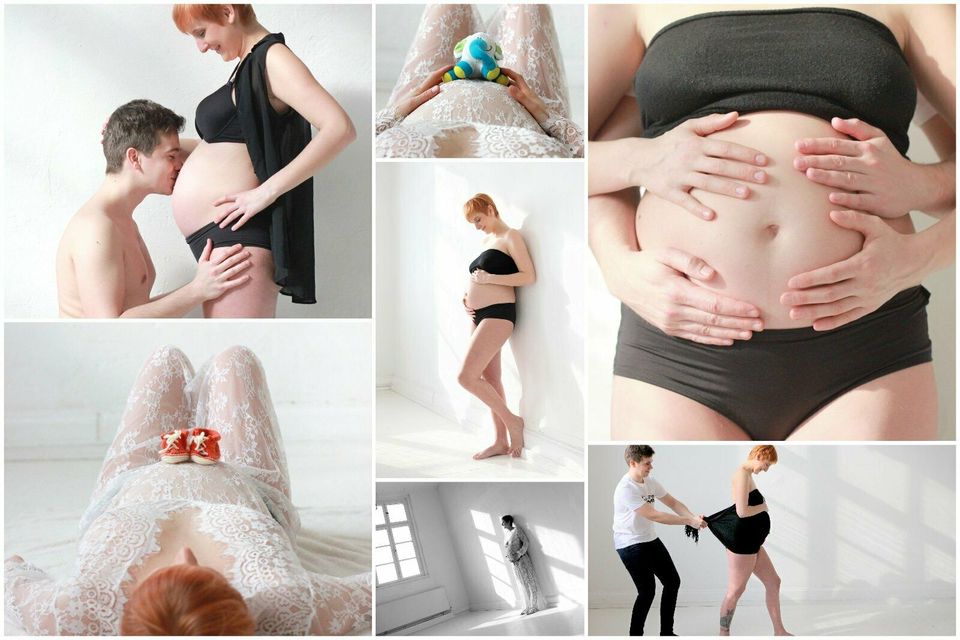 Babybauch Foto Schwangerschafts Shooting Profi Fotograf in Leipzig