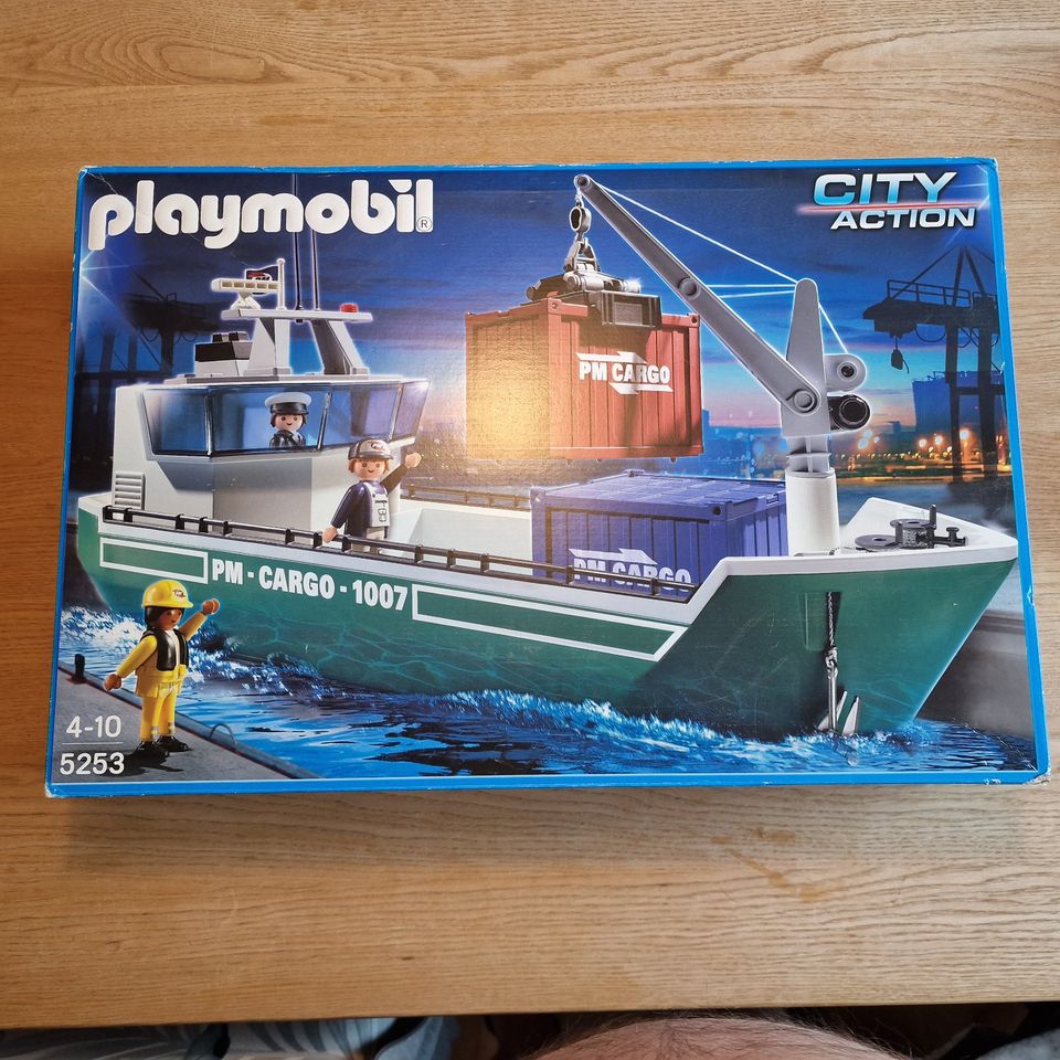 Playmobil City Action 5253 Frachtschiff mit Verladekran in Bayern -  Kolbermoor | Playmobil günstig kaufen, gebraucht oder neu | eBay  Kleinanzeigen ist jetzt Kleinanzeigen