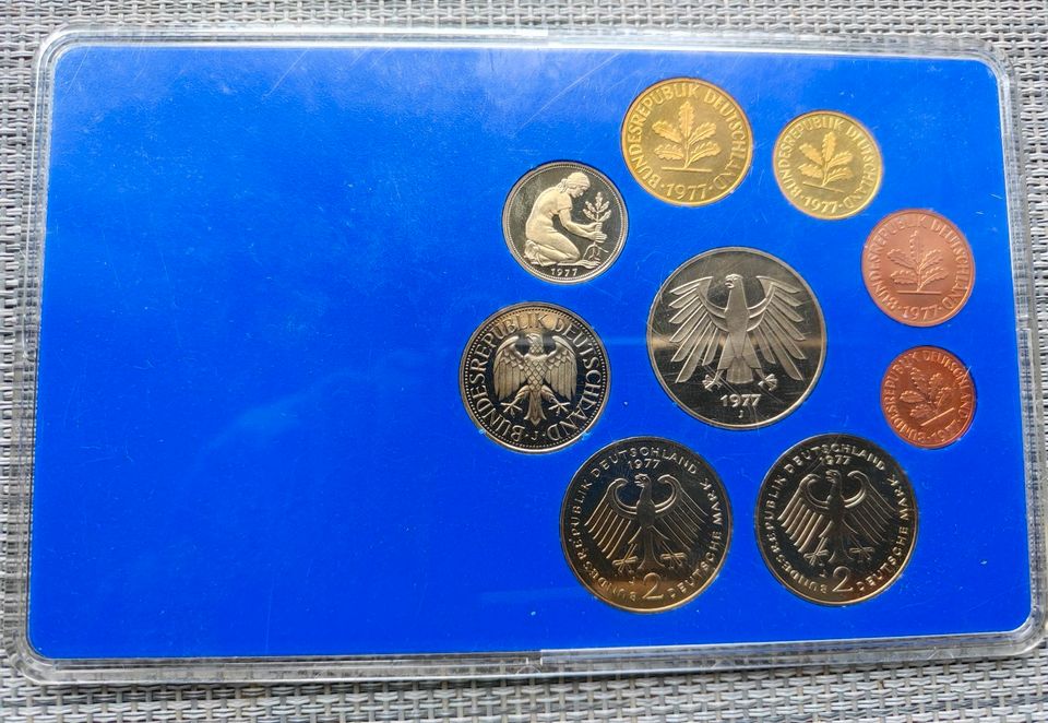 Deutsche Mark Hamburgische Münze J 1977 Sammlung Sammeln Euro in Memmelsdorf