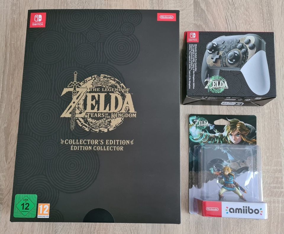 Zelda Tears of the Kingdom: Collectors Edition+Controller+amiibo in Neuss