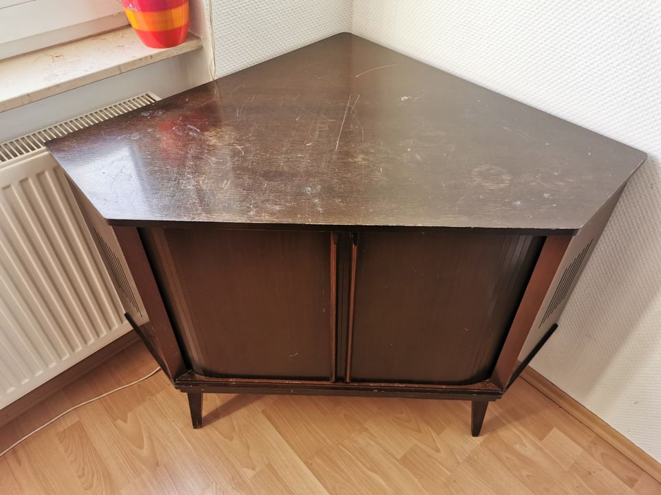 Eckschrank 50er/60er Jahre Barschrank Musikschrank in Polch