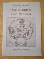 Der Barbier von Sevilla - Programmheft 1978 Sachsen - Schkeuditz Vorschau