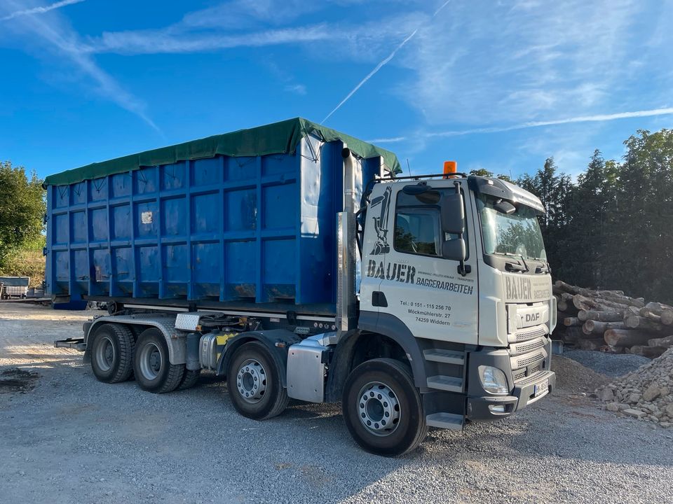 DAF cf 480 8mal4 Abrollkipper in Widdern