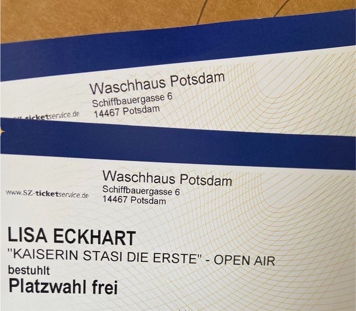 Tickets für Lisa Eckhart Potsdam 9.6. in Kleinmachnow