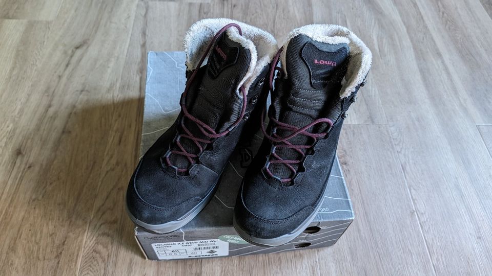 LOWA Locarno ICE GTX Mid 40 Winterstiefel Stiefel Fell 6 1/2 wNEU in Dresden