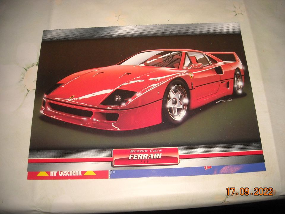 Modell Auto Burago Ferrari 348 neuwertig in Ludwigsstadt