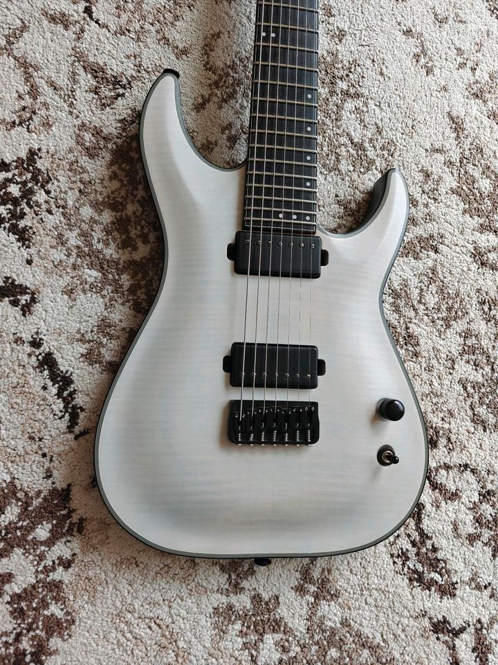 Schecter KM7 MK1 Trans White Satin (Keith Merrow signature) in Detmold