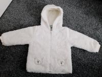 Mädchen Winterjacke Plüschjacke mit Teddybären weiss Thüringen - Wachstedt Vorschau