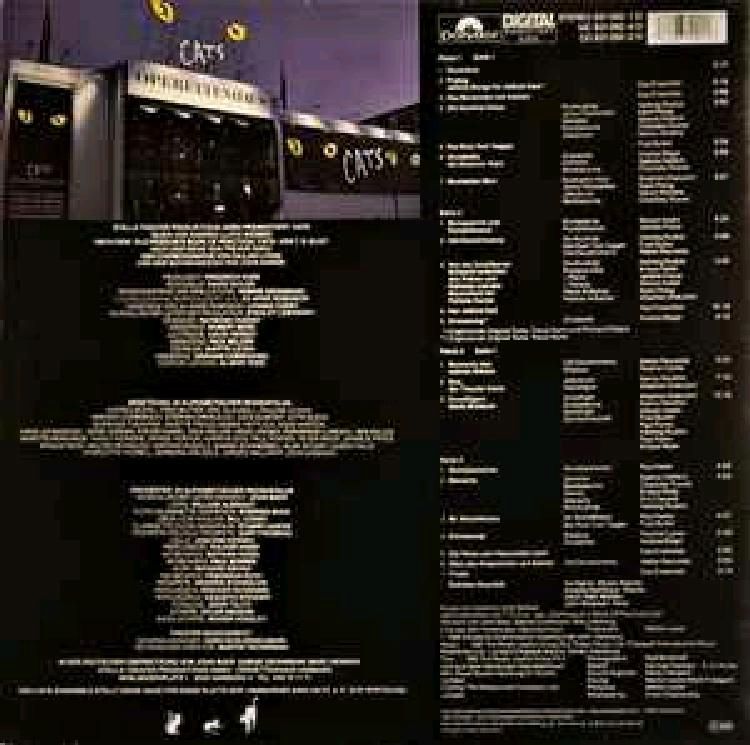 Andrew Lloyd Webber ‎– Cats Live Vinyl Schallplatten LPs in Dorfchemnitz