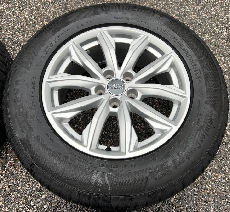 4 ORIGINAL 17" ALU WINTERRÄDER AUDI Q5 FY 235/65R17 104H #1CXB in Bad Tölz