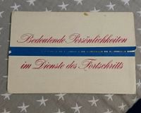 Briefmarken bedeutende Persönlichkeiten im Dienste d Fortschritts Baden-Württemberg - Allensbach Vorschau