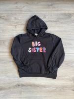 134/140 ❤️ H&M Sweatshirt schwarz Hoodie Pullover Big sister Dresden - Trachau Vorschau