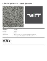 Terrassenplatte Fiori 60 x 40 x 3,8 cm Baden-Württemberg - Rheinhausen Vorschau