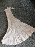 Sommerkleid, gesmoktes Oberteil, Gr. 38, beige, Handmade Baden-Württemberg - Mudau Vorschau