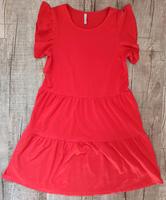 neuwertiges Frühling Sommer Kleid Gr. XS in rot Sachsen - Gornau Vorschau