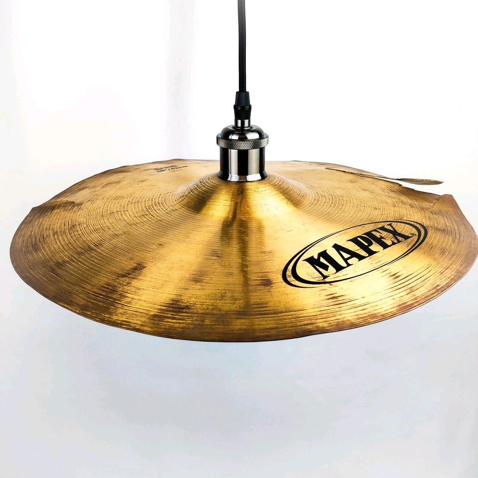 Beckenlampe Drums, Mapex 16", Deckenlampe, Schlagzeug, Upcycling in Jengen