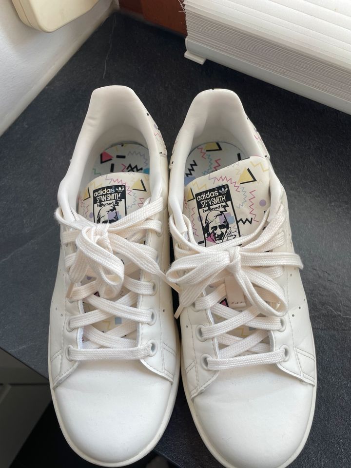 Adidas Stan Smith Creme white sneakers gr. 37 4 1/2 wie neu in Erlangen