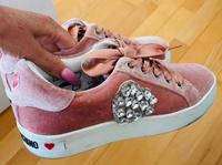 Love Moschino Schuhe Rosa Samt Größe 37 Bayern - Fürth Vorschau