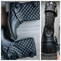 Buffalo Biker Boots Stiefel Größe 38 Bayern - Heilsbronn Vorschau