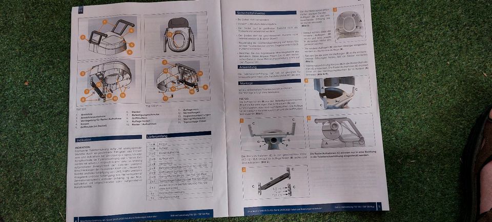 WC-Sitz Erhöhung TSE 120 Plus in Aerzen