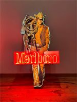 Marlboro Man Leuchtreklame RAR 70er? Ca. 101x58 cm Brandenburg - Stahnsdorf Vorschau