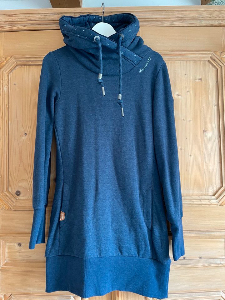 Ragwear Long Kapuzen Pullover blau Gr. L NEUwertig in Siegsdorf