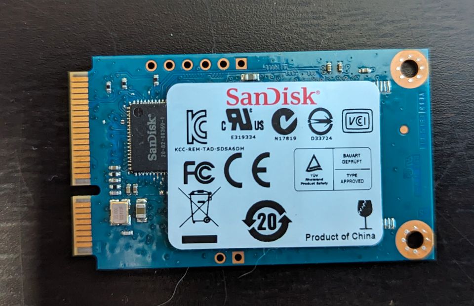 Sandisk SDSA6DM-016G 16GB SSD mSATA in Frankenberg (Sa.)