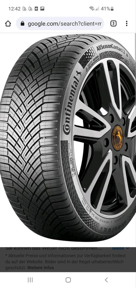 4x 215/60R16 99V Continental Allwetterreifen 2024 Neu inkl Montag in Essen