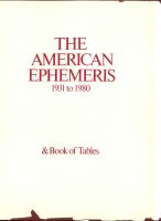 The American Ephemeris 1931 to 1980 (Astrologie / Esoterik) Bayern - Wertingen Vorschau