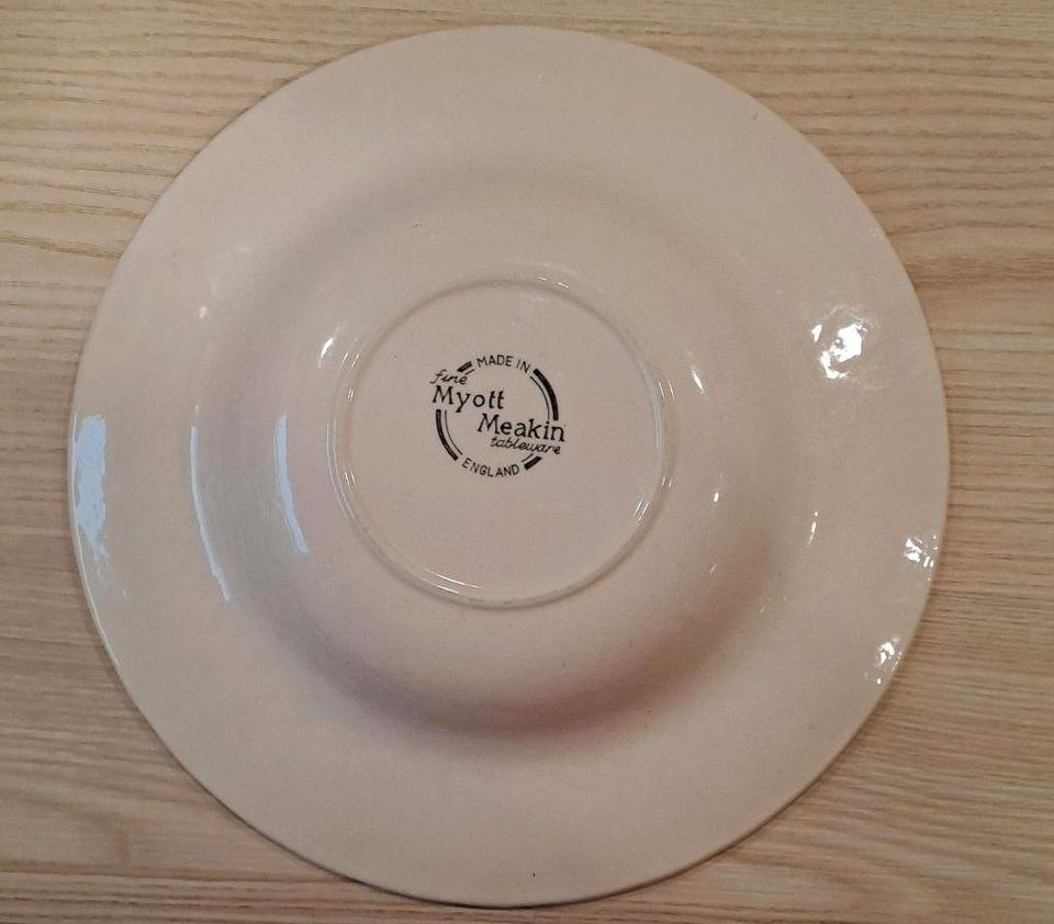 Teller Nr. 4 Suppenteller Myott Meakin Tableware Made in England in Frankfurt am Main